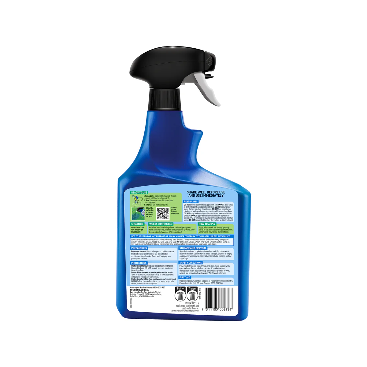 Roundup for Lawns 1L Ready to Go - Selective Weedkiller - 1L - Spot Spray - Image 2