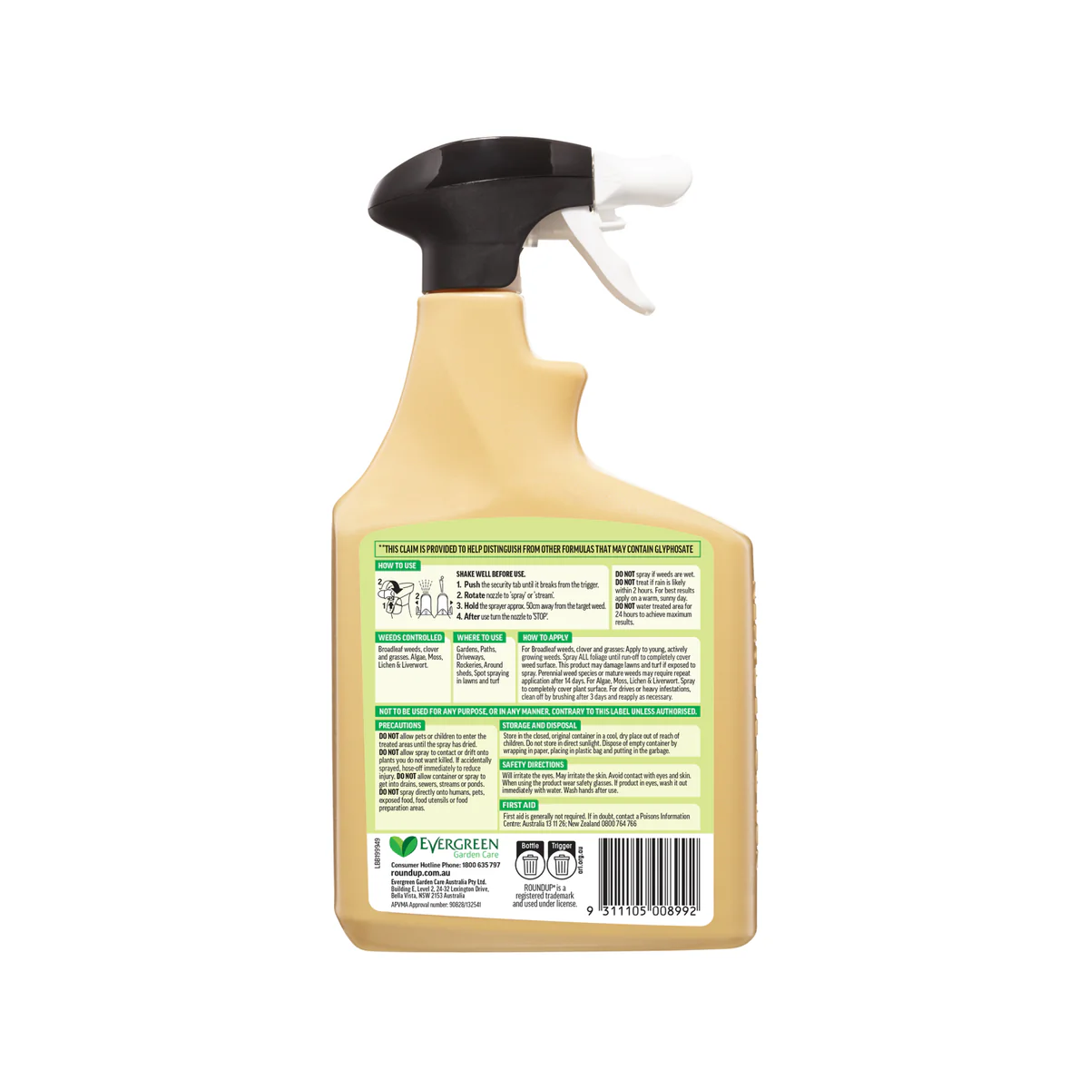 Roundup Natural Weedkiller - 1L Ready to Use - Effective Against Weeds, Grasses, Moss - Image 2