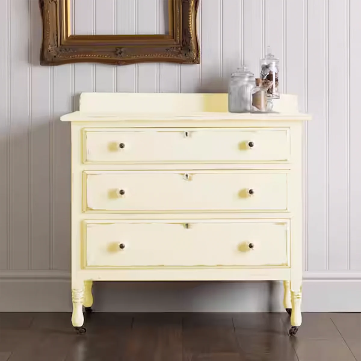 Rust Oleum Chalked Paint - 887ml - Chiffon Cream - Ultra Matt Finish - Indoor Use - Image 5