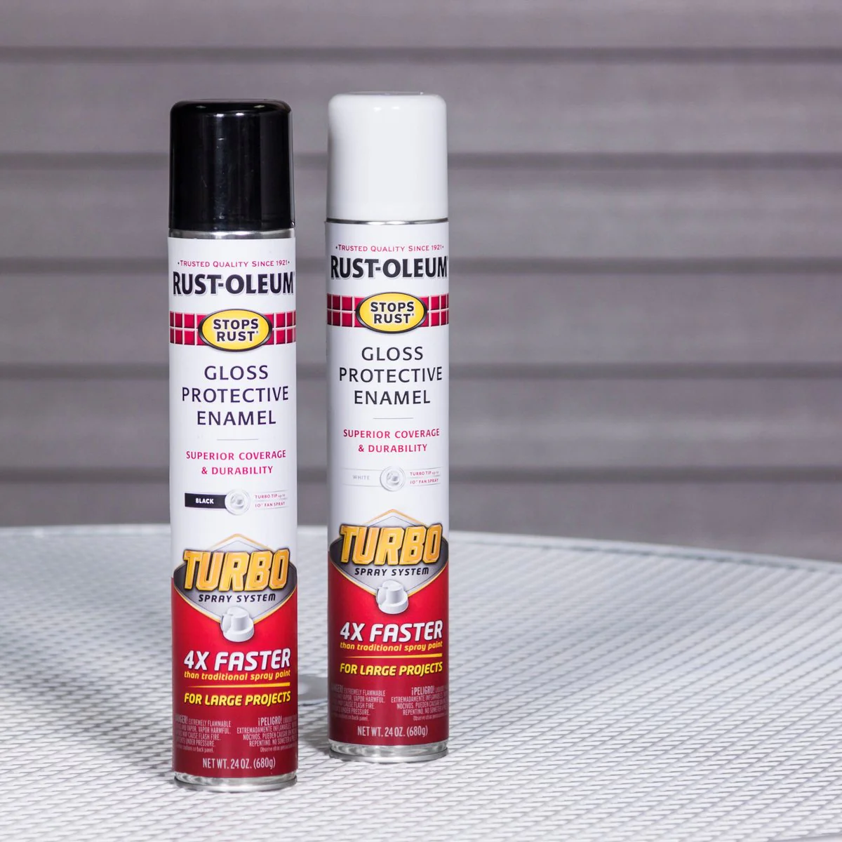 Rust Oleum Gloss Black Turbo Spray Paint 680g - 0.68L - Rust Protection - Image 5