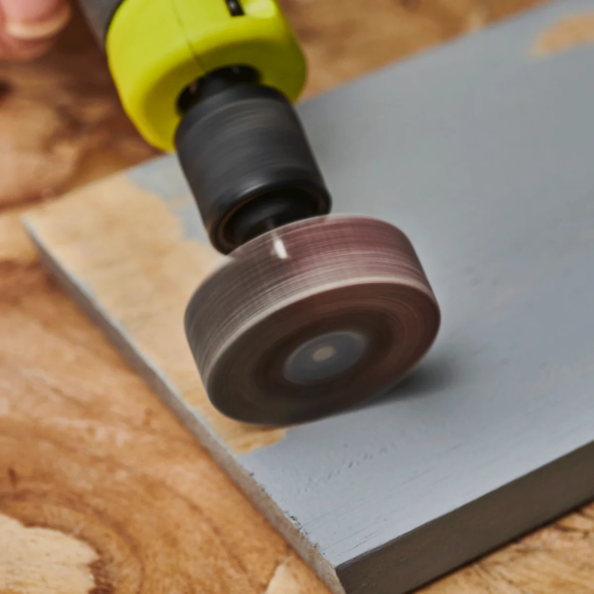 Ryobi 120 Grit Flap Wheel - Rotary Tool Accessory - 38mm - Smoothing Timber & Metal - Image 3