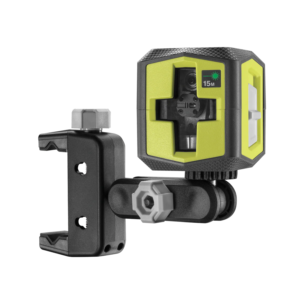 Ryobi 15m Green Cross Line Laser - Self-Leveling - Accurate Alignment