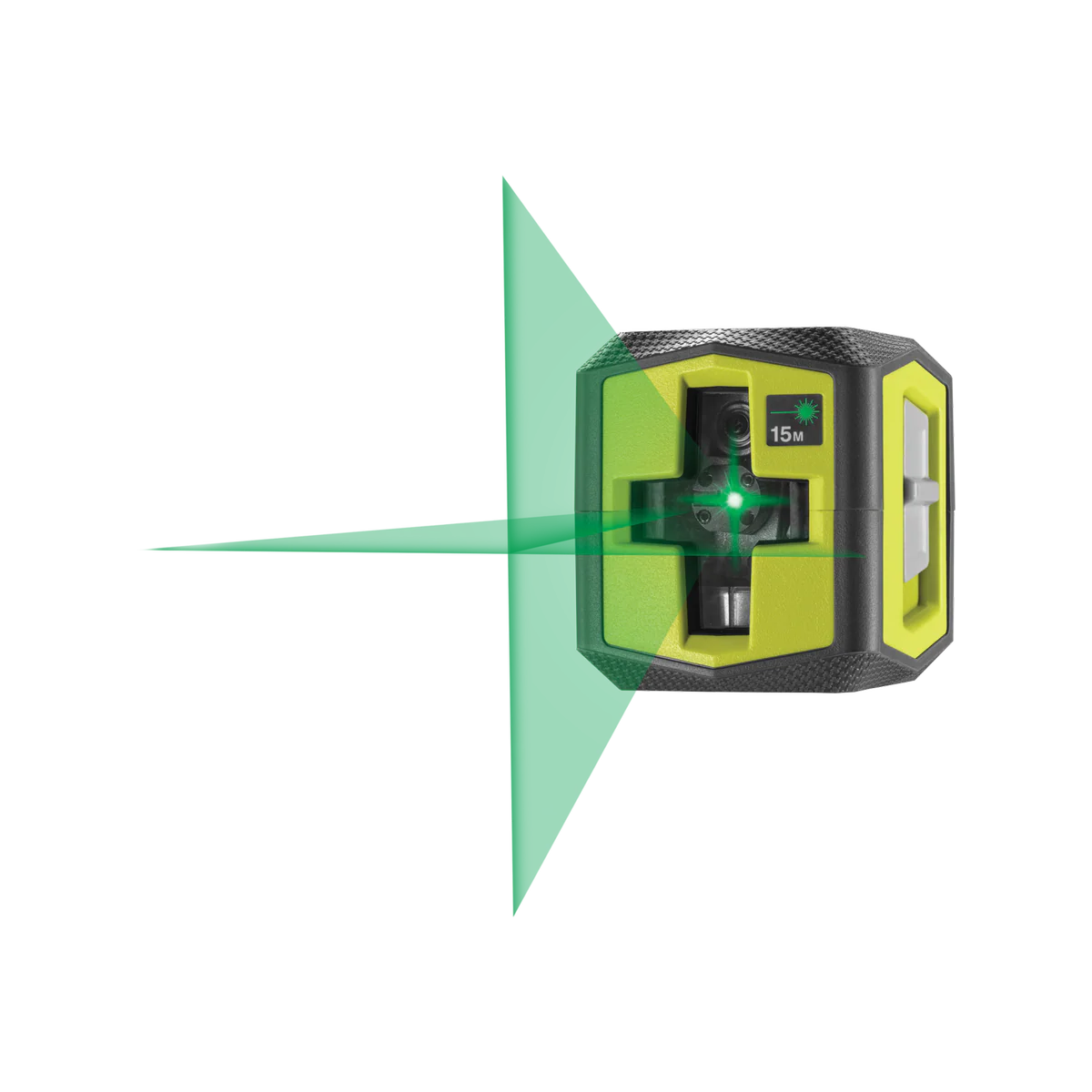 Ryobi 15m Green Cross Line Laser - Self-Leveling - Accurate Alignment - Image 2