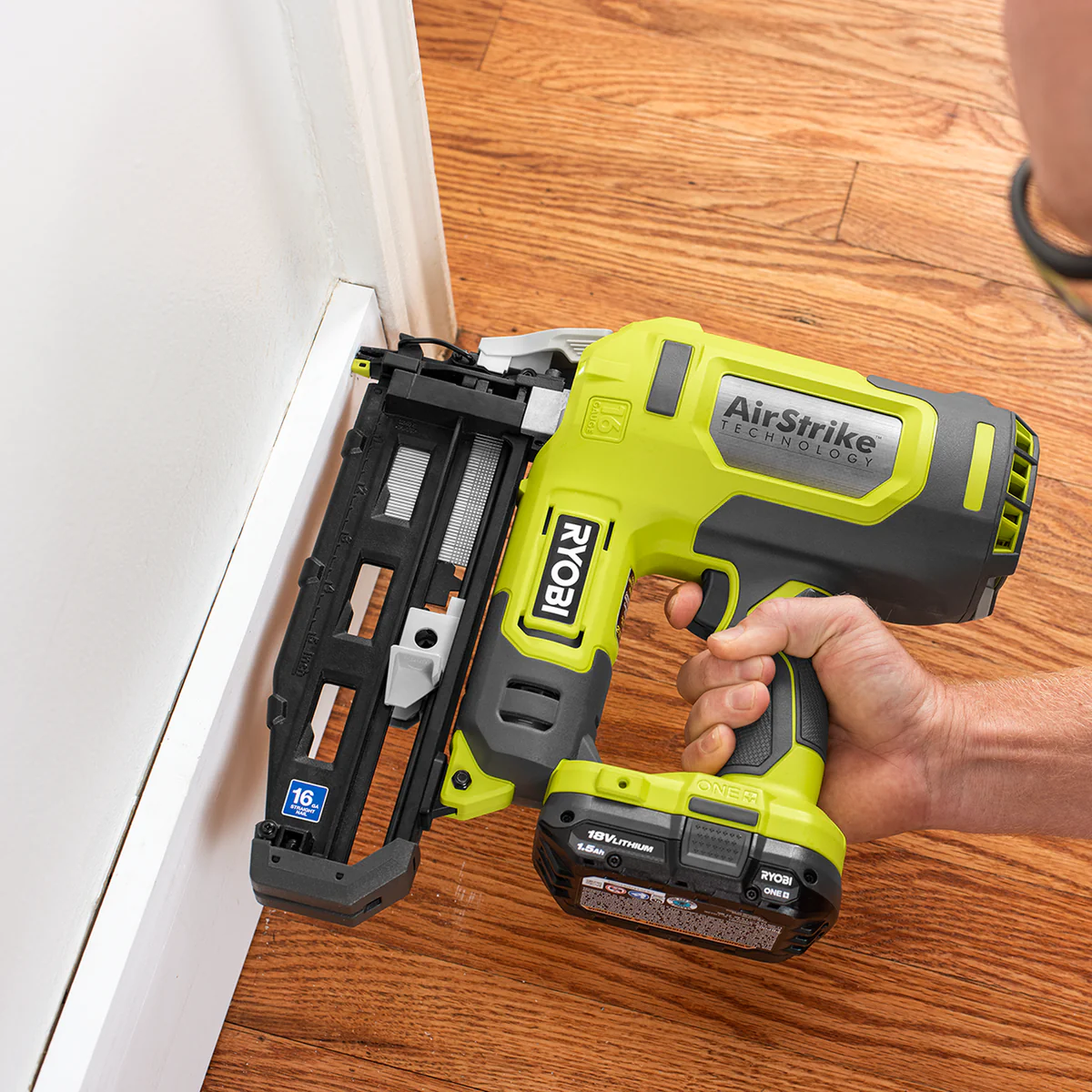 Ryobi 18V ONE+ 16GA Brad Nailer Tool Only - Cordless - 105 Nail Capacity - Image 4