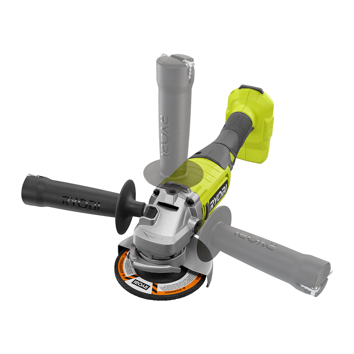 Ryobi 18V ONE+ Angle Grinder Kit - 115mm - 4.0Ah Battery - Cutting & Grinding - Image 3