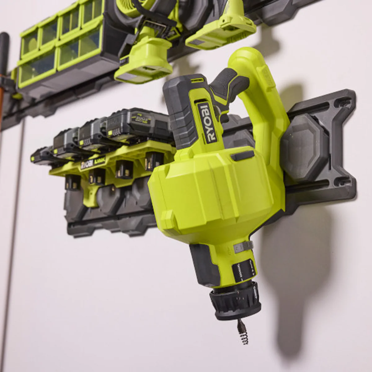Ryobi 18V One Drain Auger Tool Only - 7.6m Reach - Clears Blockages - Image 3