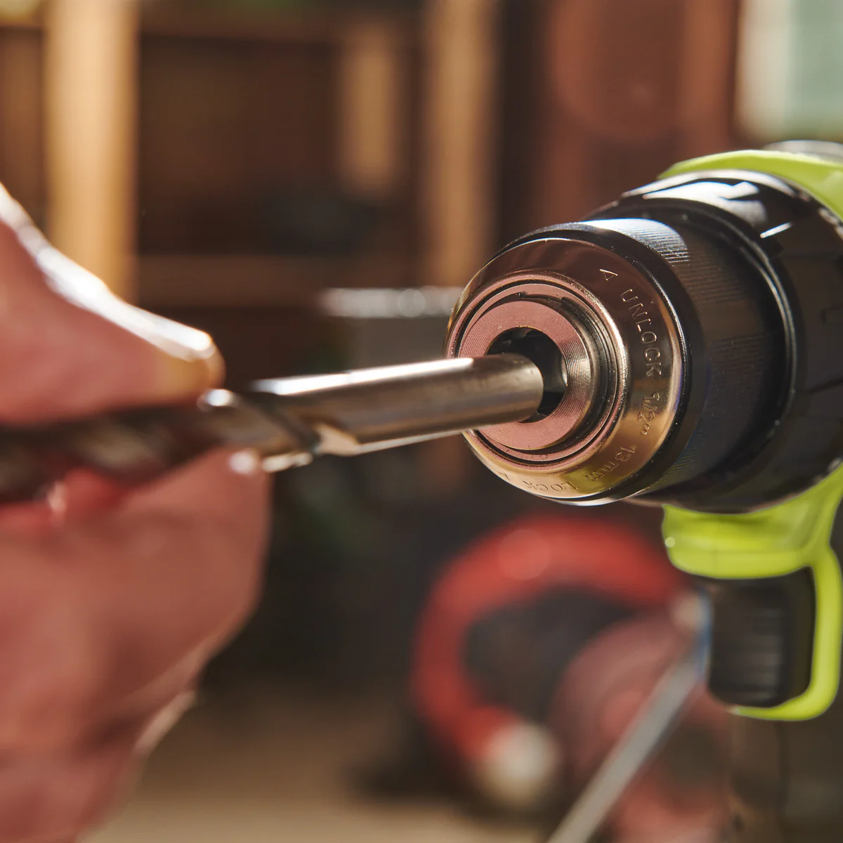 Ryobi 18V ONE+ Hammer Drill All Rounder Kit - 4.0Ah Battery - 13mm Chuck - LED Light - Image 5