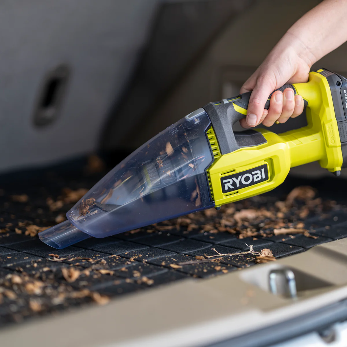 Ryobi 18V One Hand Vacuum Tool Only - 600ml Dust Bin - HEPA Filter - 6.5kpa Suction - Image 5