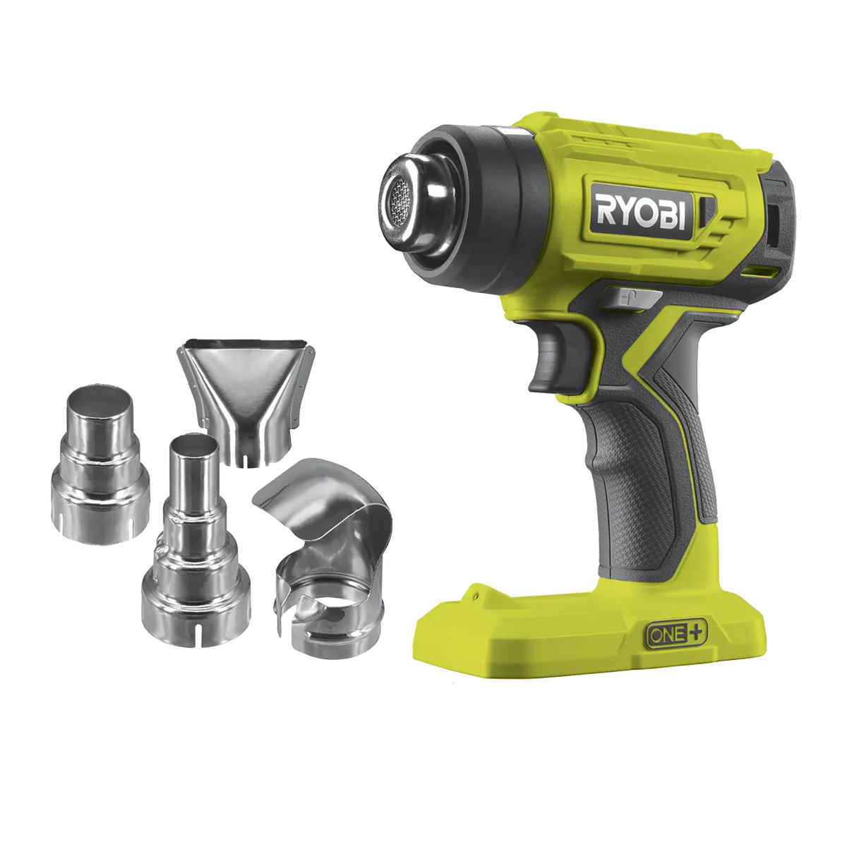 Ryobi 18V ONE+ Heat Gun Skin Only - Compact - 460°C - 4 Nozzles - LED Worklight - Image 3
