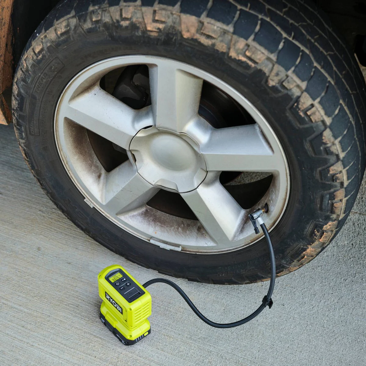 Ryobi 18V ONE+ High Pressure Inflator Tool Only - 160 PSI - Digital Display - Image 5