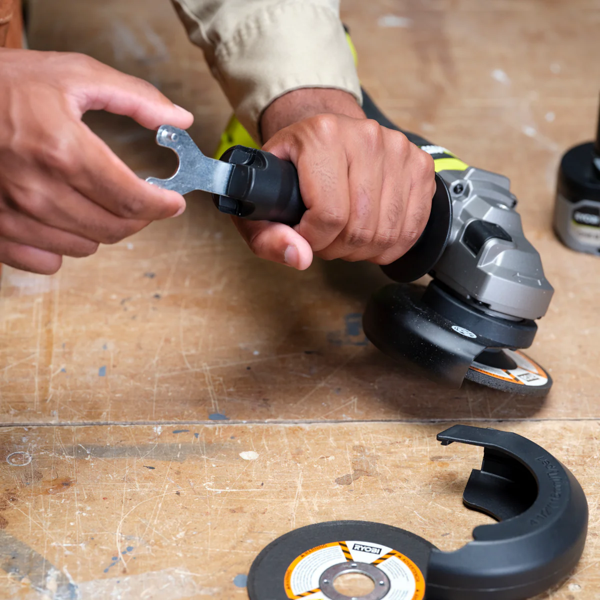 Ryobi 18V One+ HP 125mm Angle Grinder Tool Only - 9000rpm - Versatile Cutting & Grinding - Image 3