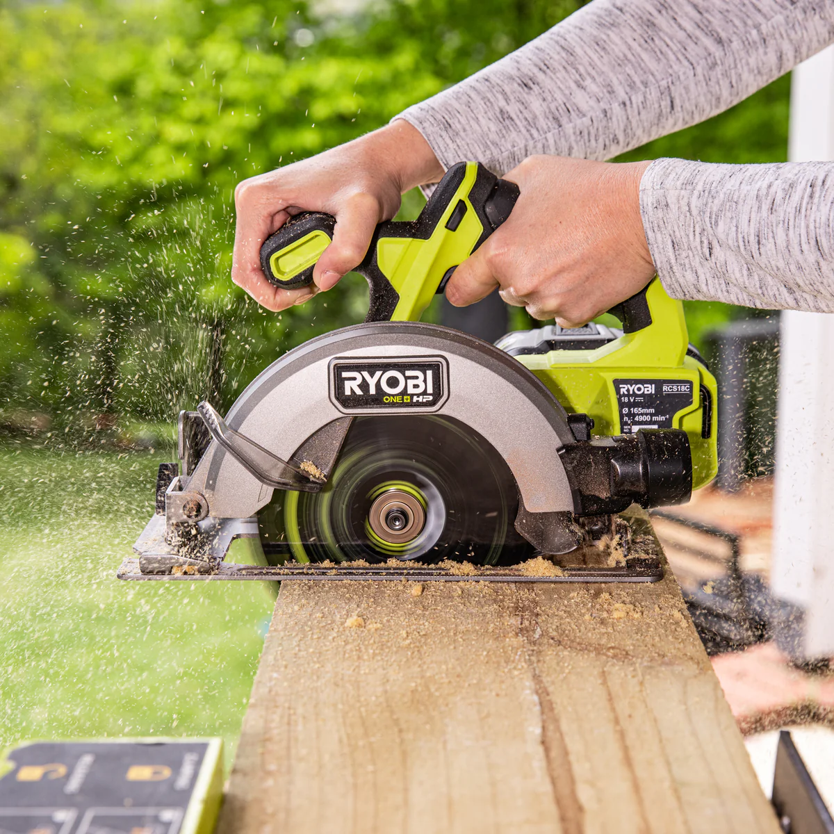 Ryobi 18V ONE+ HP Brushless 4-Piece 4Ah Kit - Hammer Drill, Impact Driver, Circular Saw, Angle Grinder - 60Nm Torque, 240Nm Torque, 55mm Cutting Depth - Image 3