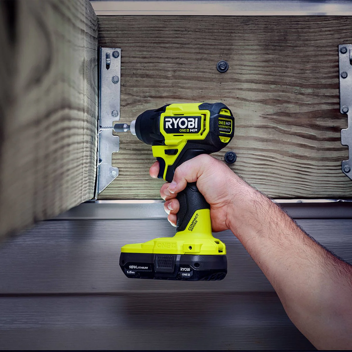 Ryobi 18V ONE+ HP Brushless Compact Impact Driver Tool Only - 240Nm Torque - Lightweight 0.85kg - Image 3