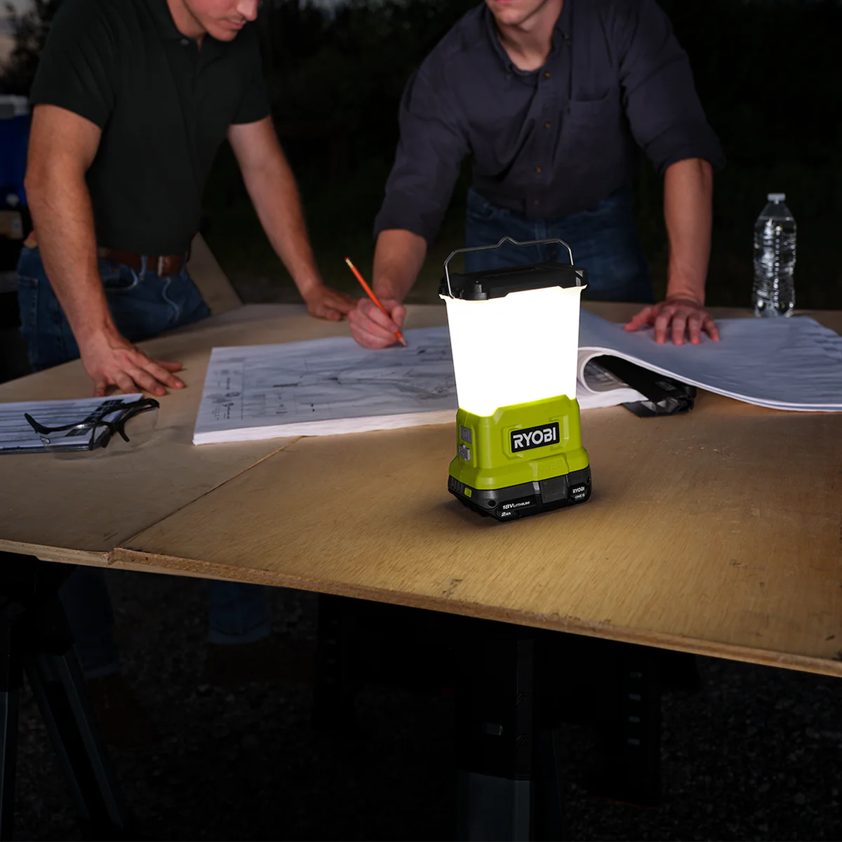 Ryobi 18V ONE+ Lantern - Tool Only - 3 Brightness Modes - USB Charging - Image 3
