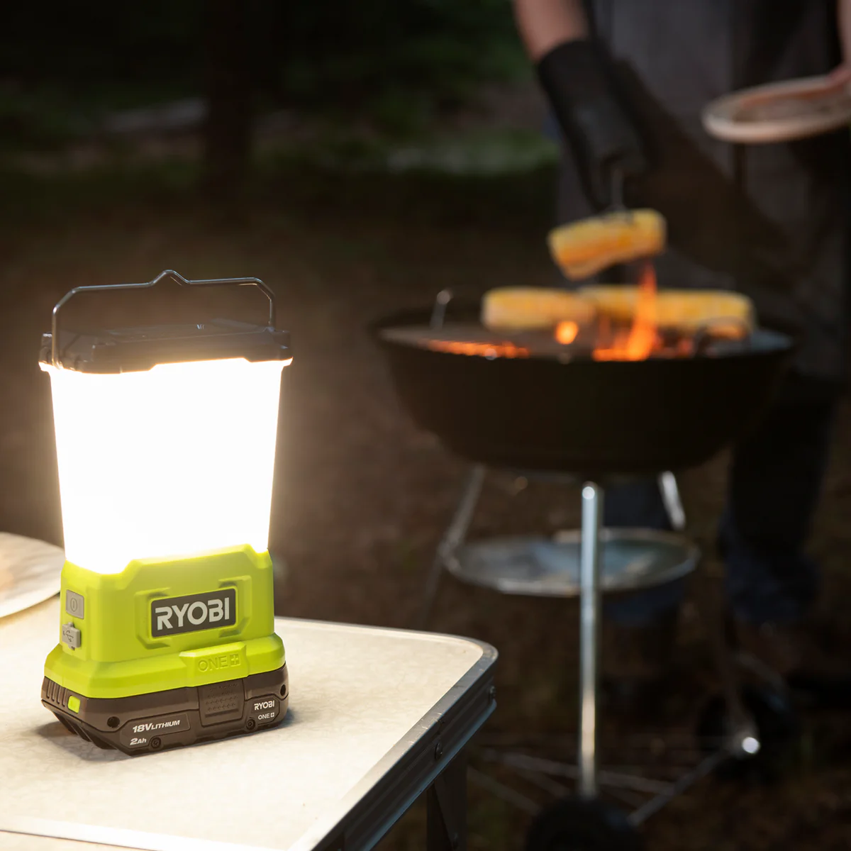 Ryobi 18V ONE+ Lantern - Tool Only - 3 Brightness Modes - USB Charging - Image 4