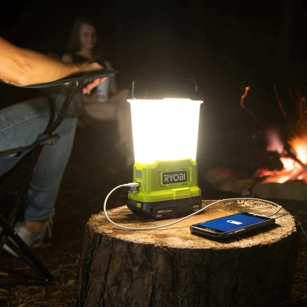 Ryobi 18V ONE+ Lantern - Tool Only - 3 Brightness Modes - USB Charging - Image 5
