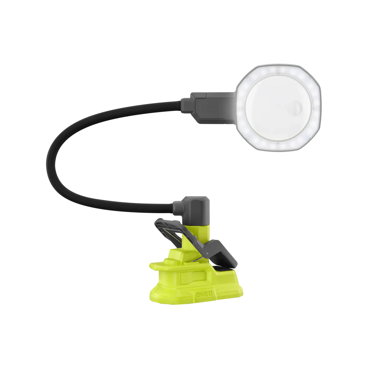 Ryobi 18V ONE+ Magnifying Clamp Light RML18 - 2.25X & 5X Magnification - Adjustable Brightness