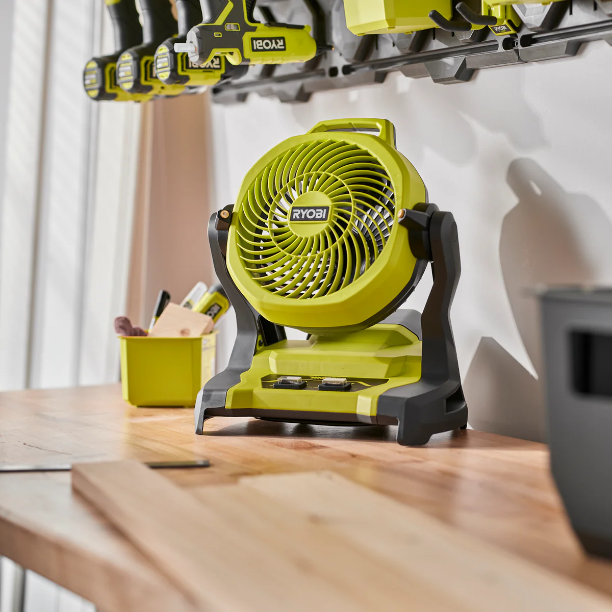 Ryobi 18V ONE+ Misting Fan Tool Only RMF18 - 12 Hour Runtime - Adjustable Speed - Image 4