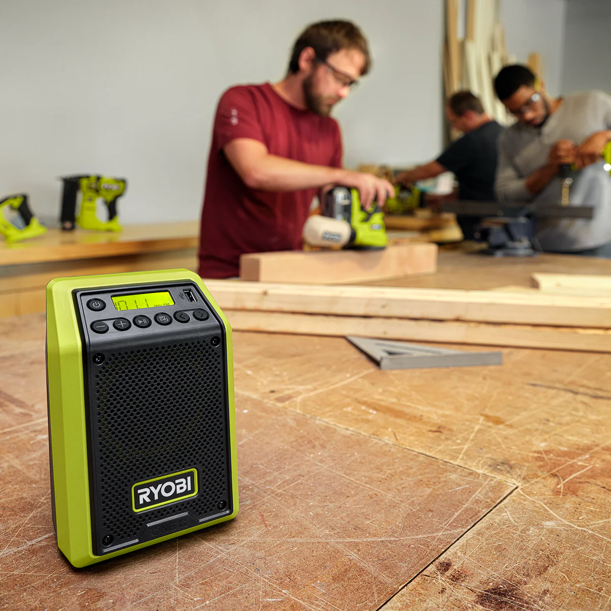 Ryobi 18V ONE+ Radio with Bluetooth RR18 - 75mm Speaker - 29 Hours Runtime - Image 5