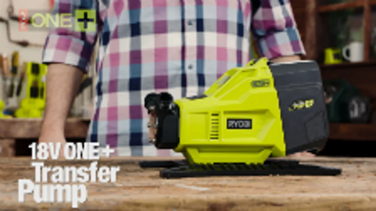 Ryobi 18V ONE+ Transfer Pump - Tool Only - Portable - Water Transfer - Image 5