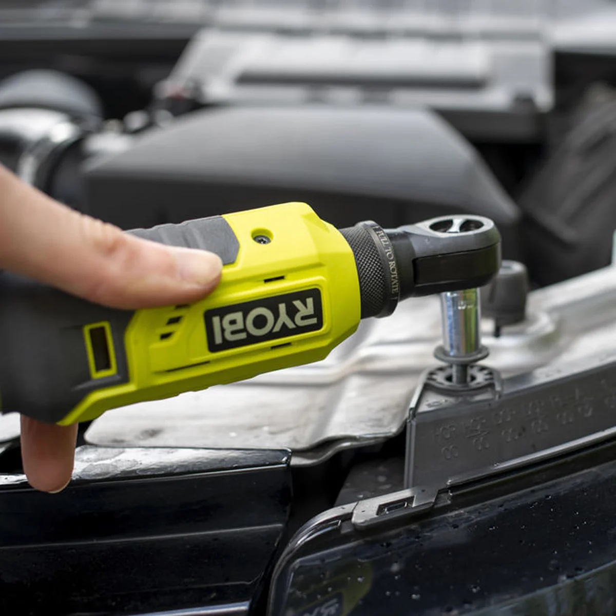 Ryobi 18V Ratchet Wrench - 3/8" - Tool Only - LED Worklight - Image 3