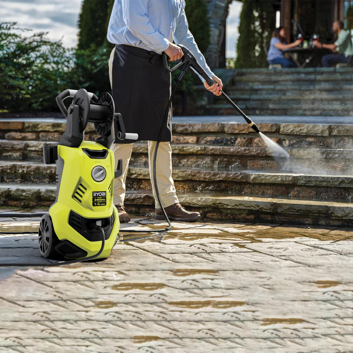 Ryobi 2465 PSI High Pressure Washer - 7L/min - 600ml Foam Bottle - 15° Nozzle - Image 5