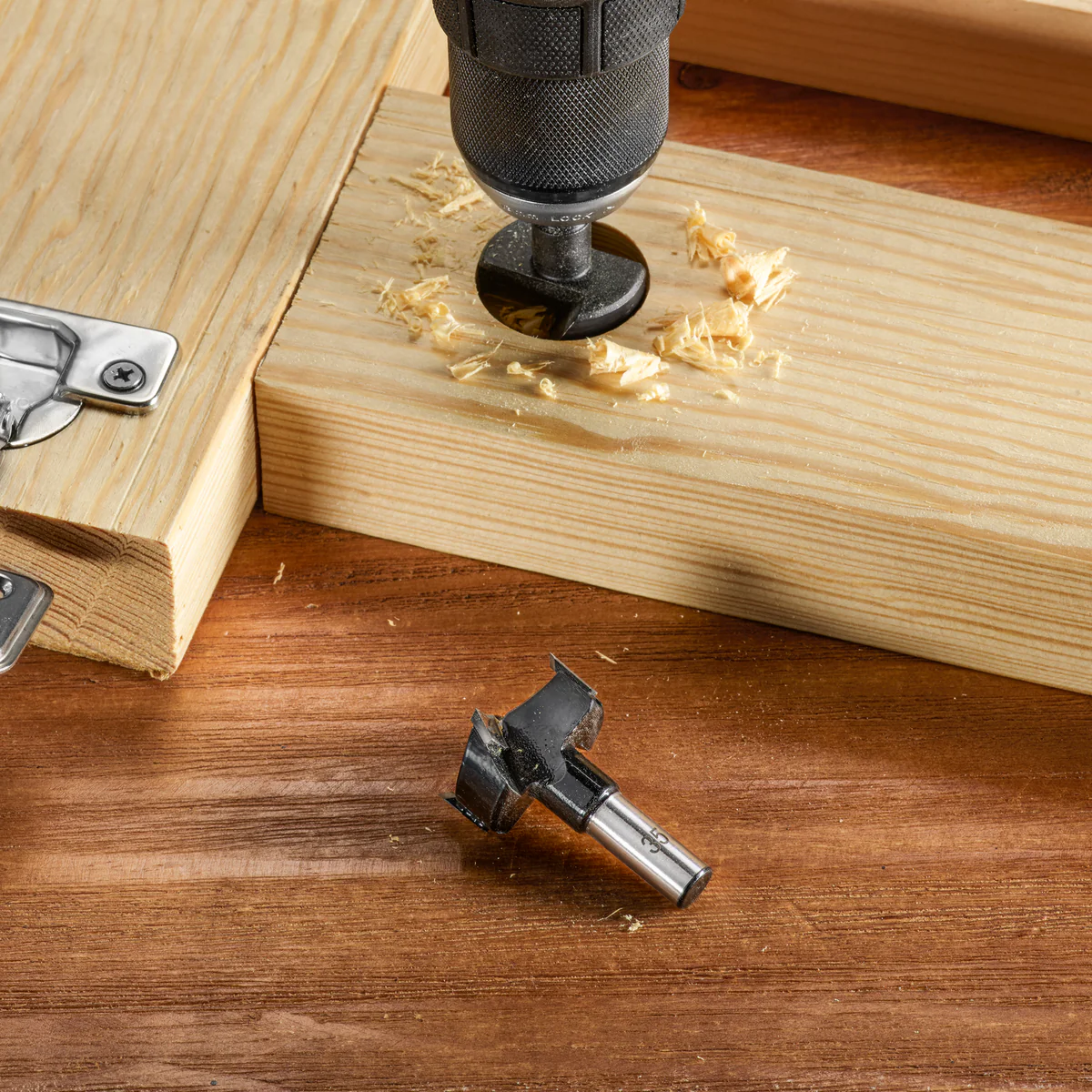Ryobi 26mm Carbide Concealed Hinge Cutter - Precise Flat-Bottomed Holes - Image 3