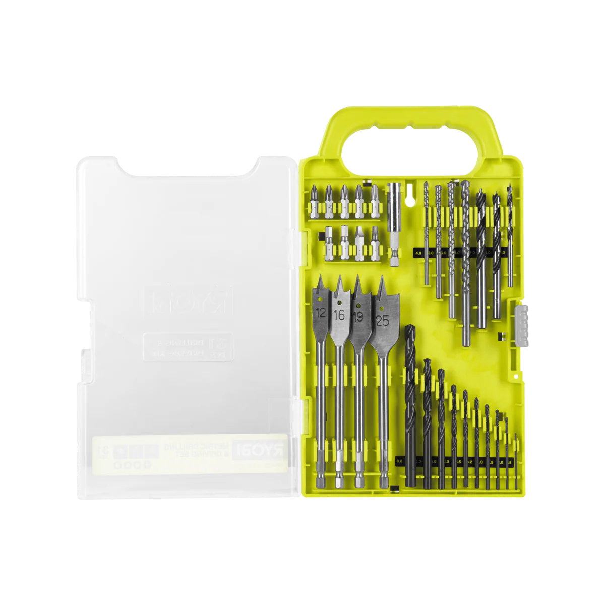 Ryobi 31 Piece Metric Drill and Drive Set RDD31S2 - 159mm x 35mm x 279mm - Versatile for Metal, Timber, Plastic, and Masonry - Image 3
