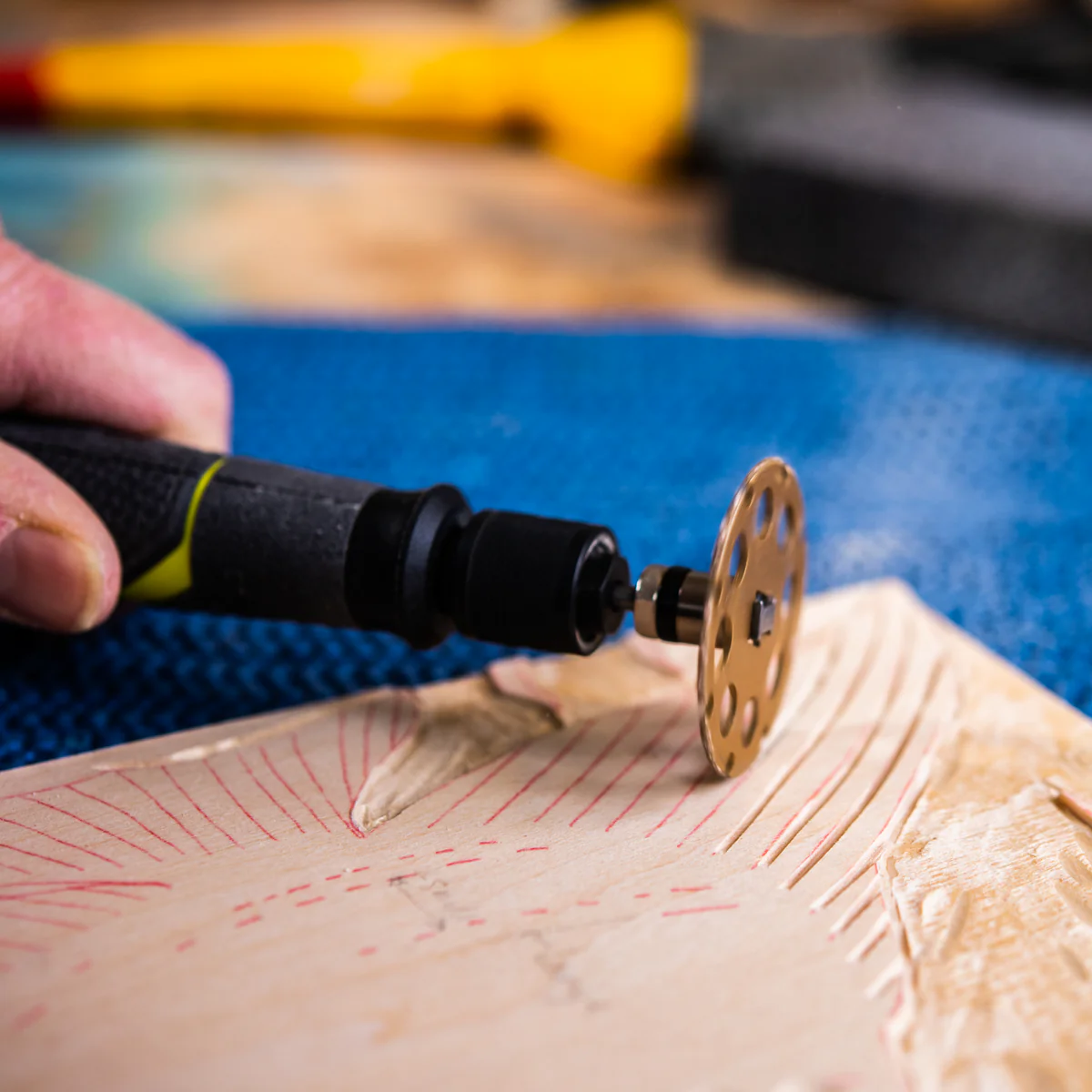 Ryobi 38mm Twist Lock Wood Carbide Wheel - Precision Cutting Tool - Image 5