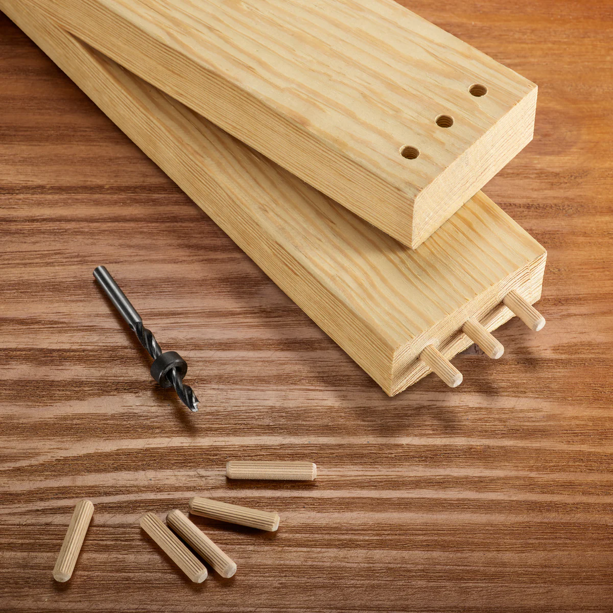 Ryobi 6mm Fluted Dowel 100 Pack - Timber - Strong Joints - Tapered Ends - Image 3
