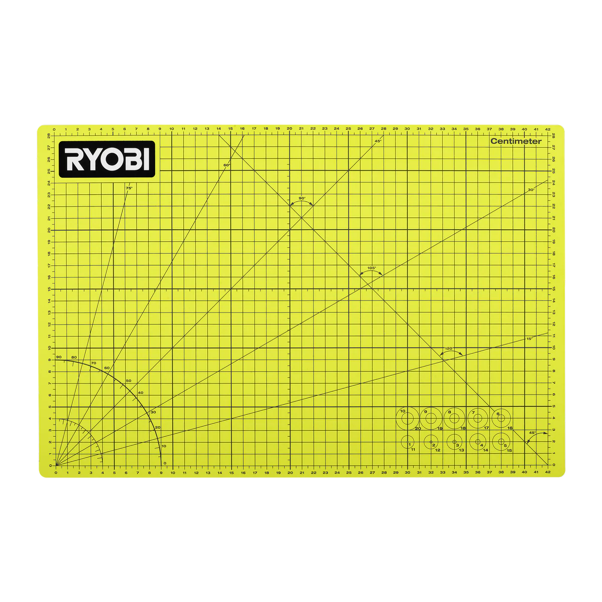 Ryobi A3 Self Healing Cutting Mat - 340mm x 450mm - Durable & Non-Slip - Image 2