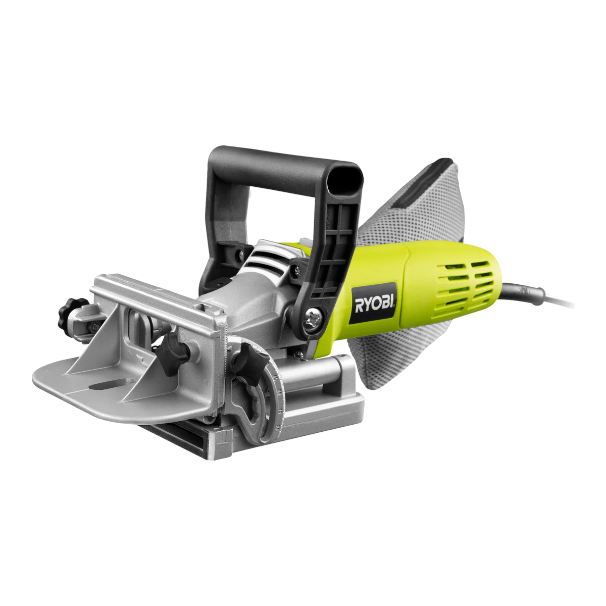Ryobi Biscuit Joiner 600W Adjustable Fence Yellow Black Easy Control
