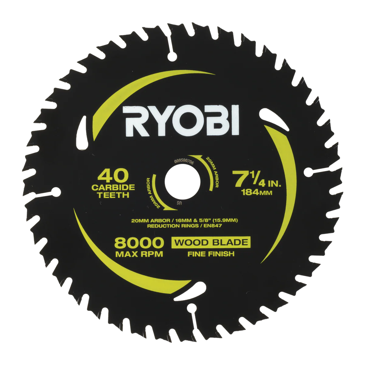 Ryobi Circular Saw Blade 2 Pack - 184mm 24T & 40T - Anti-Stick Coating - Image 3