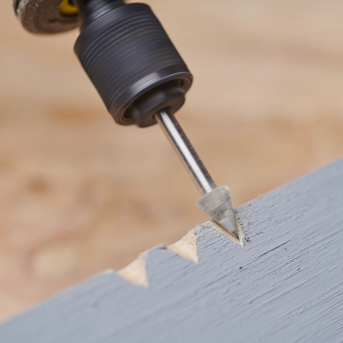 Ryobi Engraving Burr - 6.4mm Pointed Triangle - High-Speed Steel - Precision Carving - Image 3