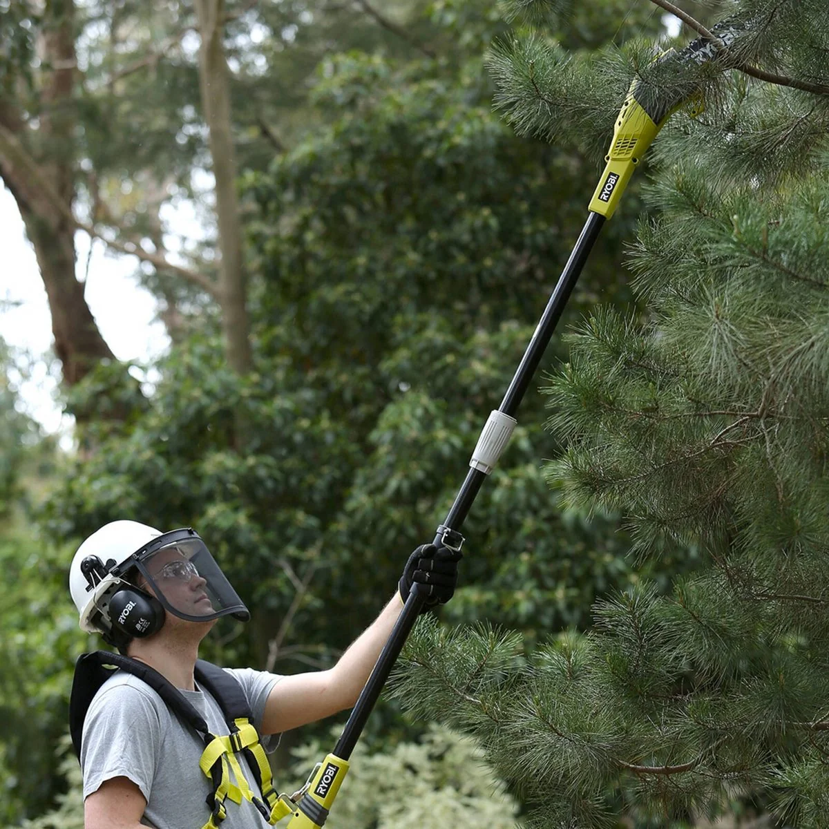 Ryobi Garden Helmet Kit - 1.05kg - White & Black - Safety Gear - Image 5