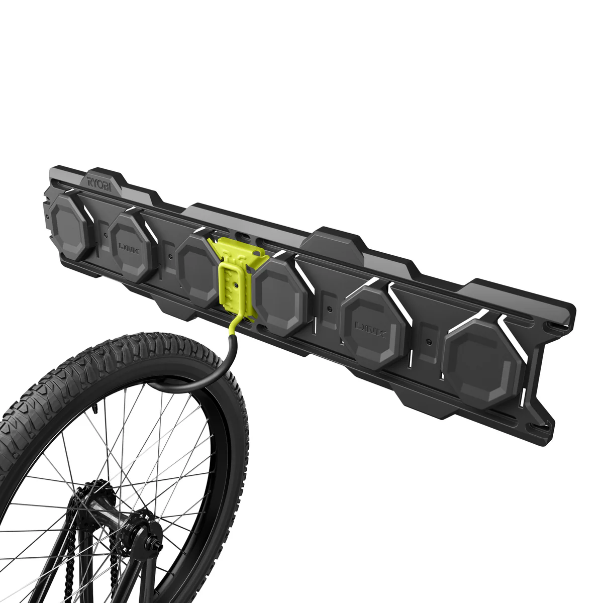 Ryobi Link Bike Hook - Steel - 22.6kg Capacity - Modular Wall Storage - Image 3