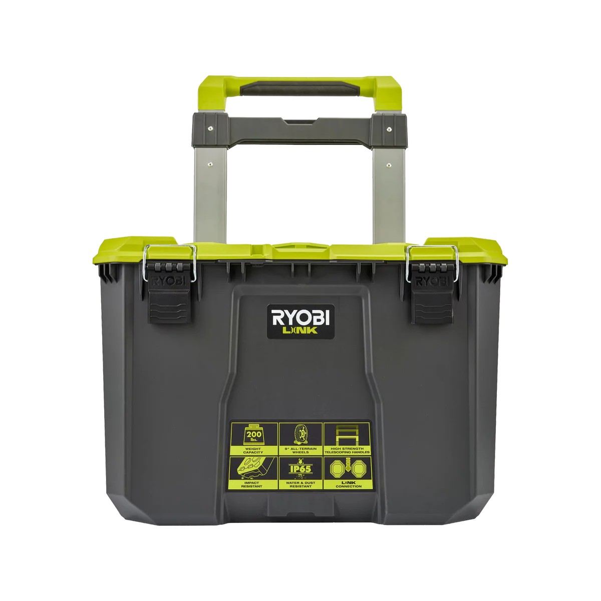 Ryobi Link Rolling Toolbox - Modular Storage Solution 508mm x 755mm - Durable, Mobile