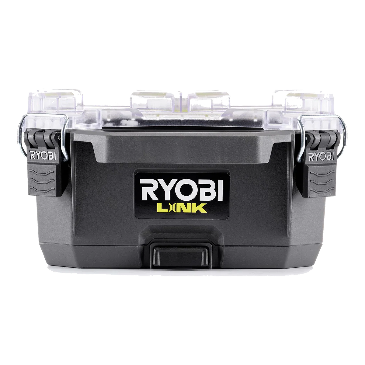 Ryobi Link Small Compact Parts Organiser - 267mm x 127mm x 508mm - IP65 Water Resistant - Detachable Bins