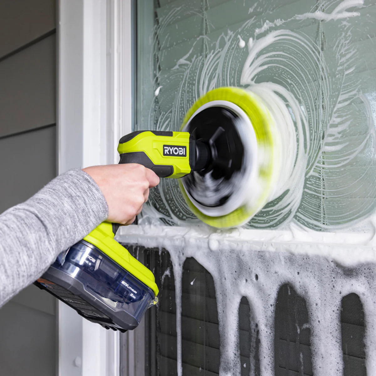 Ryobi Microfibre Knit Cleaning Pad - 165mm - Durable for Delicate Surfaces - Image 5