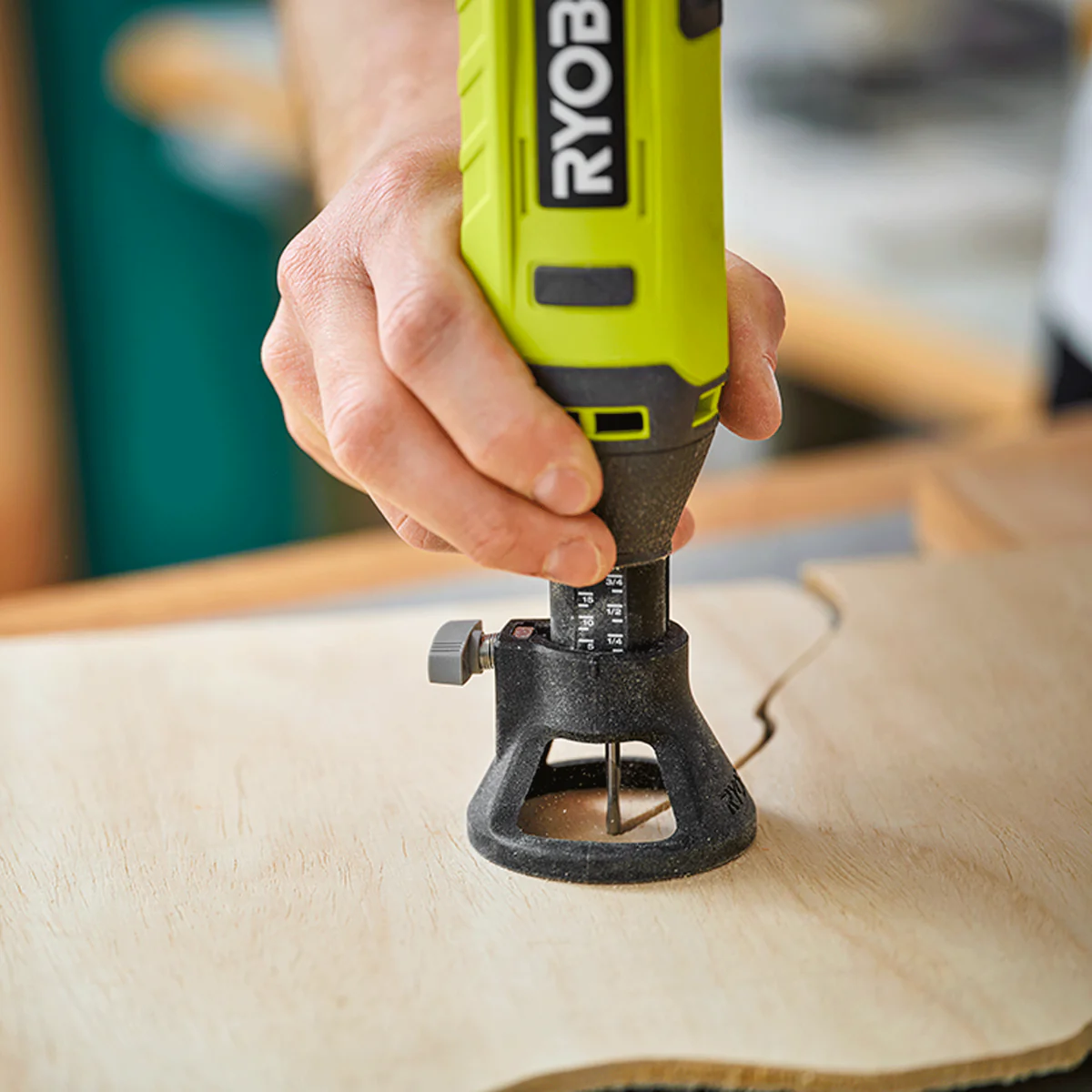 Ryobi Rotary Multi Material Cutting Set - 4 Pieces - 3.2mm Bits - Adjustable Depth - Image 5