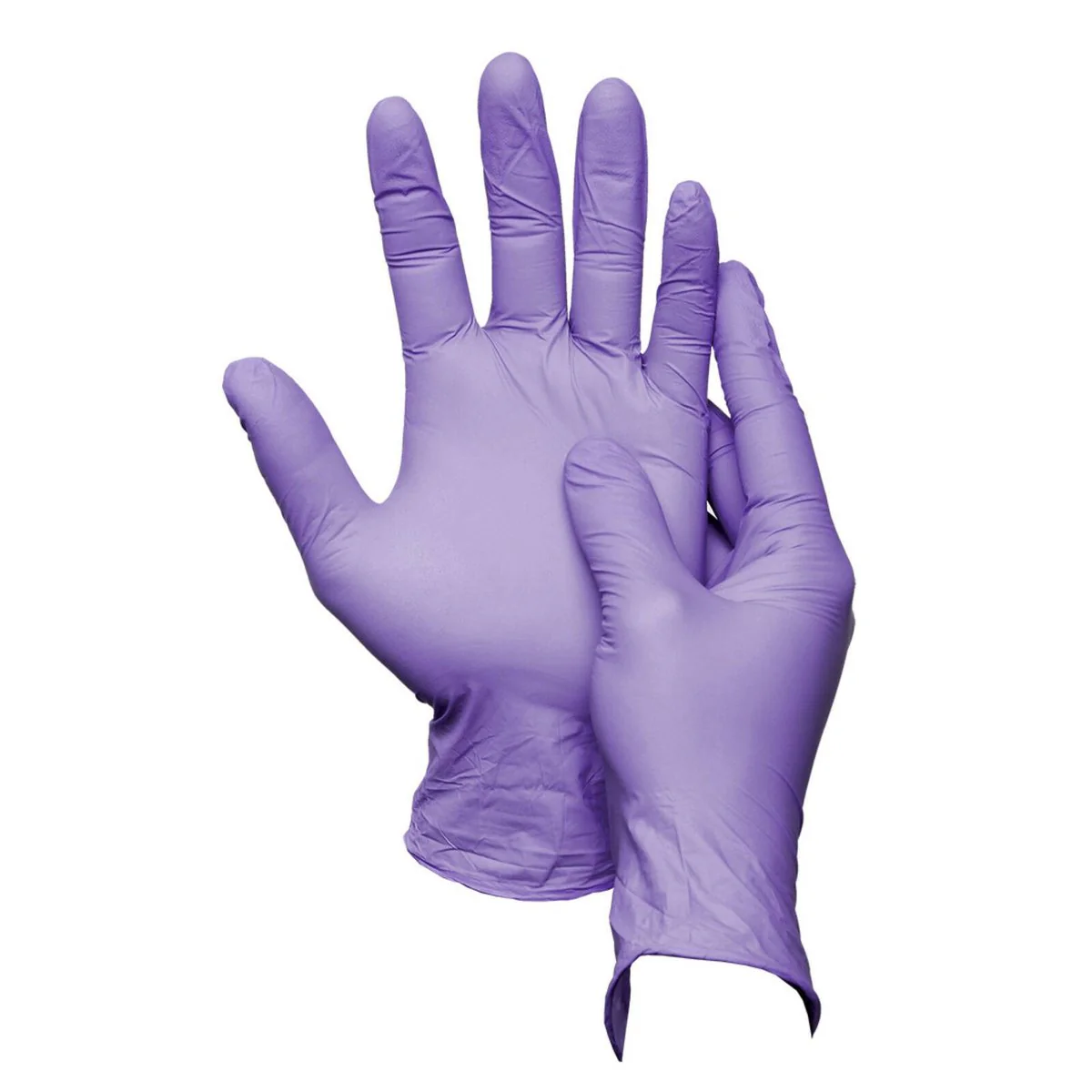 Sabco Nitrile Gloves - Medium - 100 Pack - Purple - Puncture Resistant - Image 4