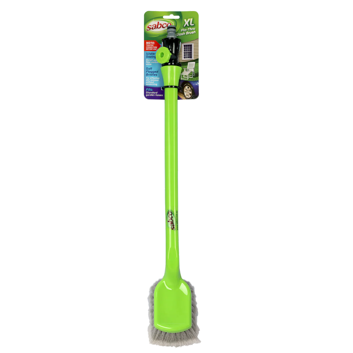 Sabco XL Flow Thru Hose Brush - 45cm - Polypropylene - No-Scratch Clean