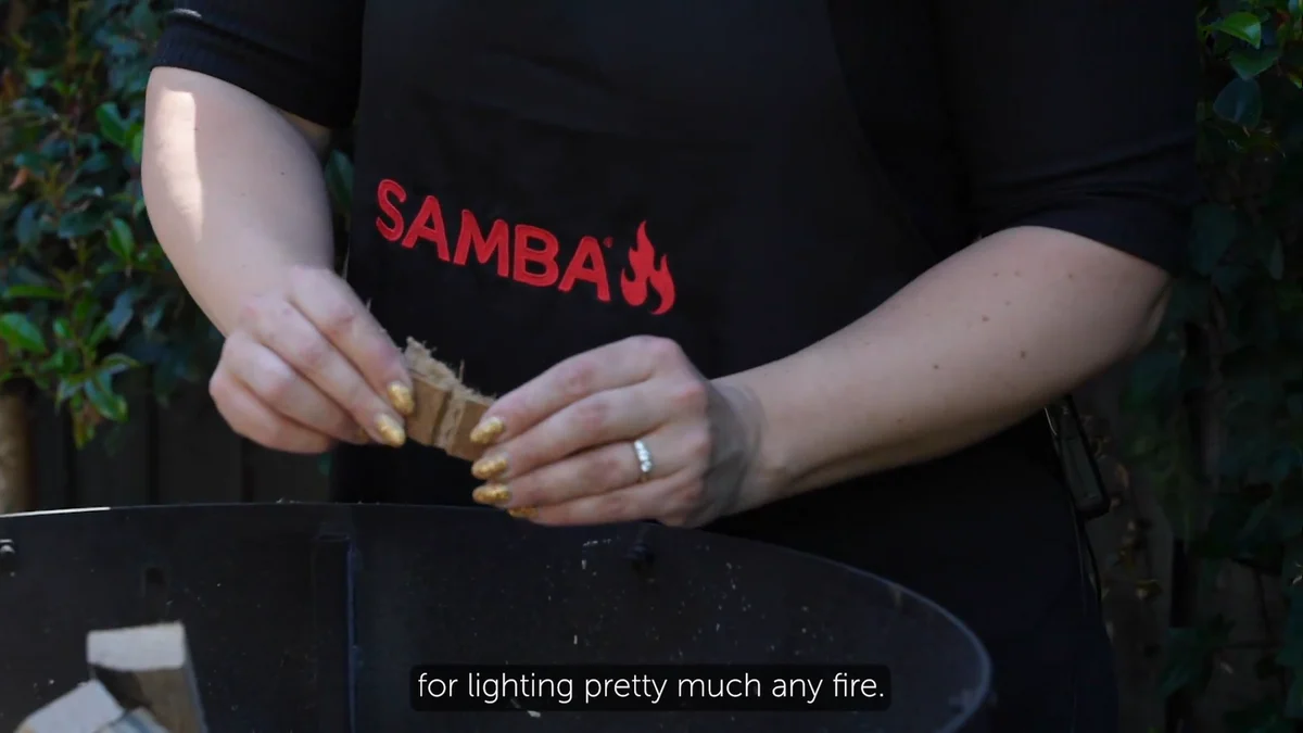 Samba Natural Firelighters - 32 Pack - Wood & Wax - Non Toxic - Image 4