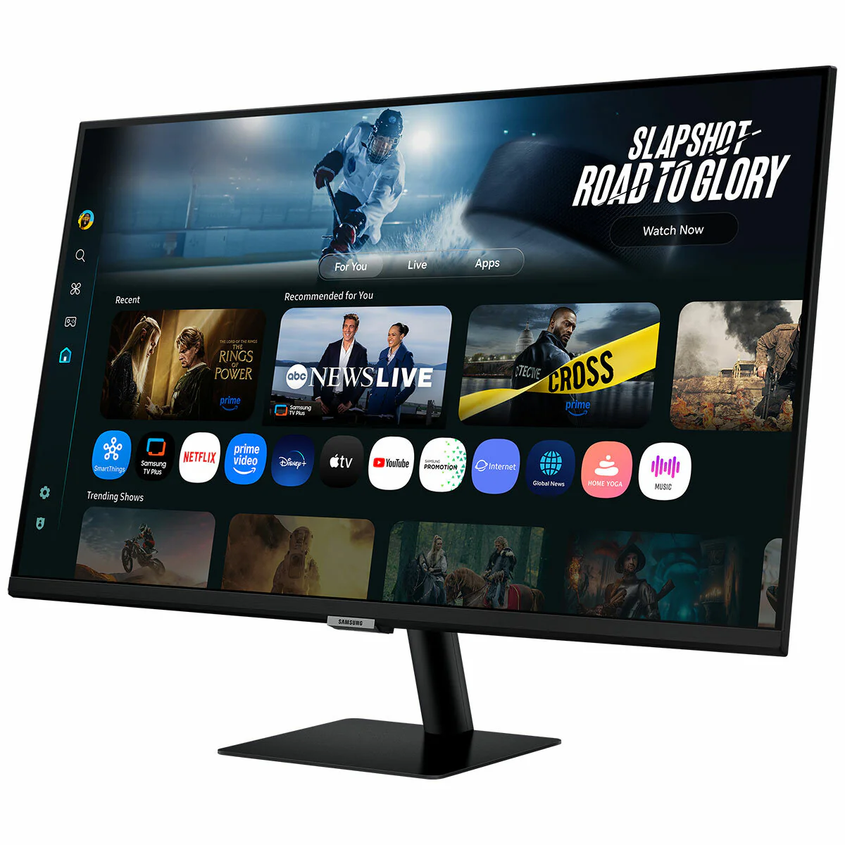 Samsung 32 Inch 4K Smart Monitor Vision LS32FM700UEXXY Black - Image 2