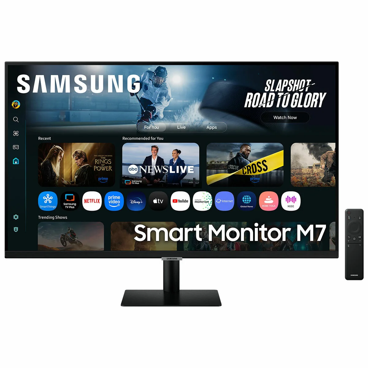 Samsung 32 Inch 4K Smart Monitor Vision LS32FM700UEXXY Black - Image 4