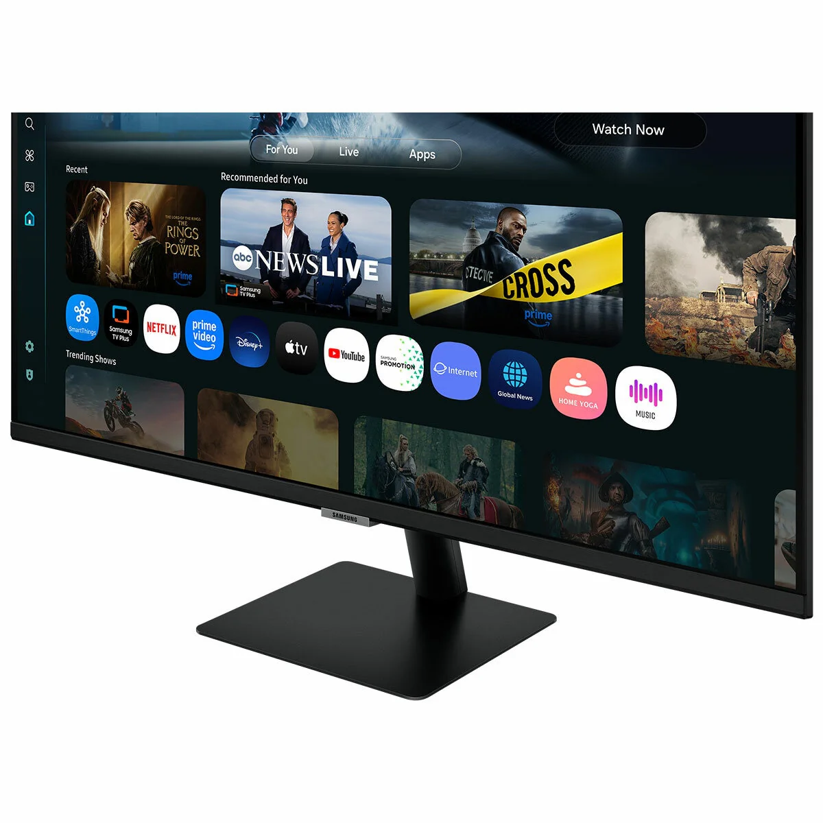 Samsung 32 Inch 4K Smart Monitor Vision LS32FM700UEXXY Black - Image 9