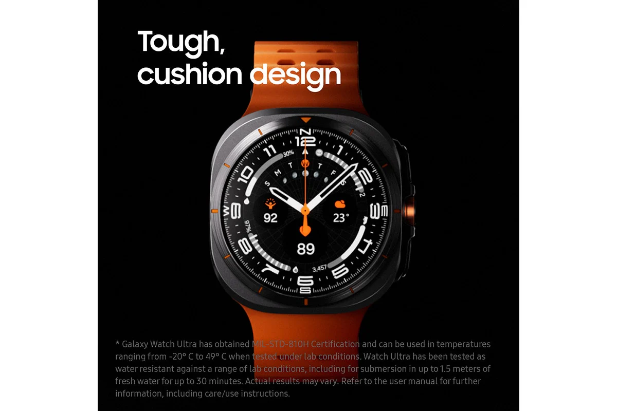 Samsung Galaxy Watch Ultra 47mm LTE White Outdoor Smartwatch - Image 3
