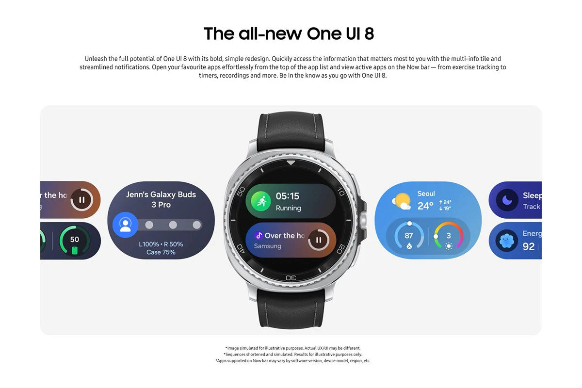 Samsung Galaxy Watch8 Classic 46mm Bluetooth Smartwatch - White - Image 11
