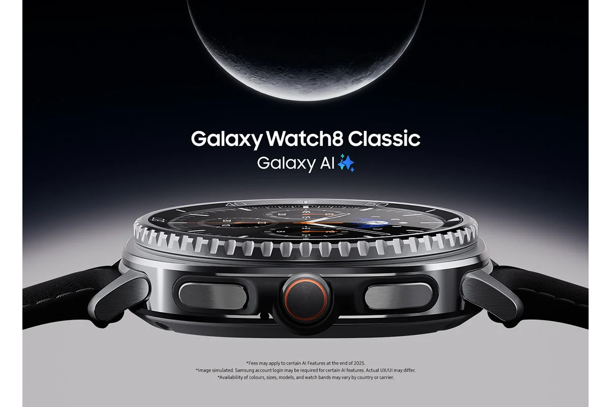 Samsung Galaxy Watch8 Classic 46mm Bluetooth Smartwatch - White - Image 2