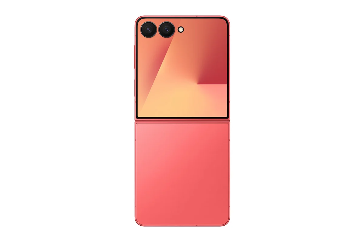 Samsung Galaxy Z Flip7 5G 256GB Coral Red Foldable Smartphone - Image 3